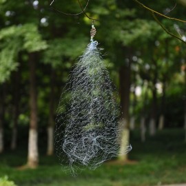 2pcs Copper Spring Shoal Fishing Netting with Luminous Beads Mesh Net for Night Fishing Fishing Tackle