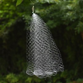 2pcs Copper Spring Shoal Fishing Netting with Luminous Beads Mesh Net for Night Fishing Fishing Tackle