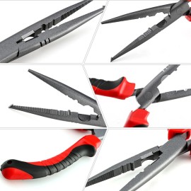 Portable Fishing Pliers Fish Lure Hook Remover Line Cutter Scissors Fishing Tackle Accessories