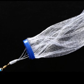 Fishing Casting Net 7.8FT Fishing Net Saltwater Freshwater Bait Fish Net Hand Cast Fishing Net with Weights