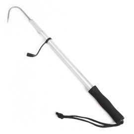 120cm Telescopic Stainless Steel Ice Fishing Gaff Outdoor Sea Fishing Spear Hook Tackle Tool
