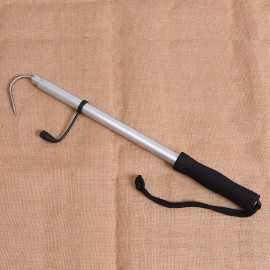 120cm Telescopic Stainless Steel Ice Fishing Gaff Outdoor Sea Fishing Spear Hook Tackle Tool