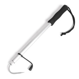 120cm Telescopic Stainless Steel Ice Fishing Gaff Outdoor Sea Fishing Spear Hook Tackle Tool