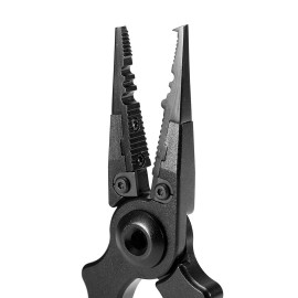 Ultralight Aluminum Fishing Pliers Split Ring Cutters Hooks Remover Fishing Holder Tackle With Oxford Sheath Security Landyard Aluminum Fishing Gripper Hook Remover Fishing Lip Plier Fishing Tools Set Portable Fishing Tackle