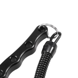 Ultralight Aluminum Fishing Pliers Split Ring Cutters Hooks Remover Fishing Holder Tackle With Oxford Sheath Security Landyard Aluminum Fishing Gripper Hook Remover Fishing Lip Plier Fishing Tools Set Portable Fishing Tackle