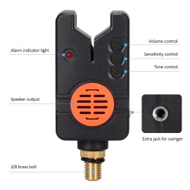 Fishing Bite Alarms Digital Fishing Alarm LED Alarm Indicator Alert Bell Fishing Tackle