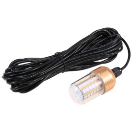 12V-60V 30W 60 LEDs Underwater Night Fishing Light Submersible LED Lamp Bait Squid Fish Attracting Light Fish Finder Light with Cord