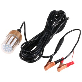 12V-60V 30W 60 LEDs Underwater Night Fishing Light Submersible LED Lamp Bait Squid Fish Attracting Light Fish Finder Light with Cord