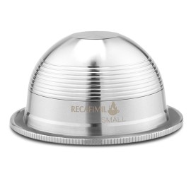 Stainless Steel Coffee Capsules Vertuoline Pod Filters Cup 70ml Brewing Volume Reusable Refillable Coffee Capsule Coffer Set for Nespresso Vertuoline GCA1 Delonghi ENV135