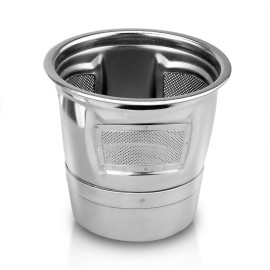 Stainless Steel Coffee Capsules Coffee Filters Cup Reusable Refillable Coffee Capsule Coffer Set for Keurig 2.0 1.0 Mini Plus