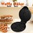 Sandwich Maker, Waffle Maker, Sandwich Grill, Detachable Non-stick Coating, LED Indicator Lights, Cool Touch Handle, Household Waffle Egg Cake Oven Breakfast Machine, Black, EU Plug
