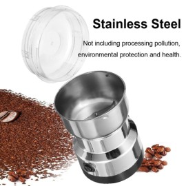 Multifunction Smash Machine Electric Cereals Grain Grinder Mill Spice Herbs Pulverizer Grinding Machine Tool Stainless Steel Electric Coffee Bean Grinder for Home