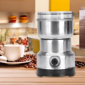 Multifunction Smash Machine Electric Cereals Grain Grinder Mill Spice Herbs Pulverizer Grinding Machine Tool Stainless Steel Electric Coffee Bean Grinder for Home