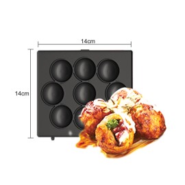 Waffle Plates 14*14cm Black Style C  for Waffle Maker Type3003