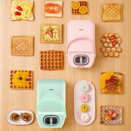 Waffle Plates 14*14cm Black Style C  for Waffle Maker Type3003