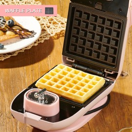 Waffle Plates 14*14cm Black Style C  for Waffle Maker Type3003