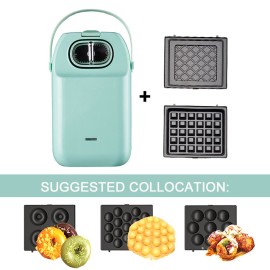 Waffle Plates 14*14cm Black Style C  for Waffle Maker Type3003