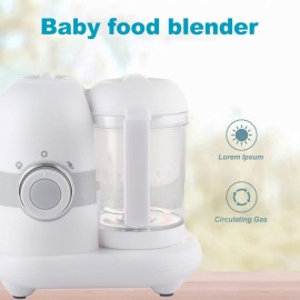 All-in-1 Smart Kids Food Maker with Steam Cooker, Blender, Chopper, Warmer for Organic Food Cooking, Pureeing & Reheating Food Processor(AU Plug)
