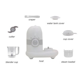 All-in-1 Smart Kids Food Maker with Steam Cooker, Blender, Chopper, Warmer for Organic Food Cooking, Pureeing & Reheating Food Processor(AU Plug)