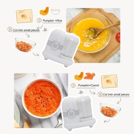 All-in-1 Smart Kids Food Maker with Steam Cooker, Blender, Chopper, Warmer for Organic Food Cooking, Pureeing & Reheating Food Processor(AU Plug)