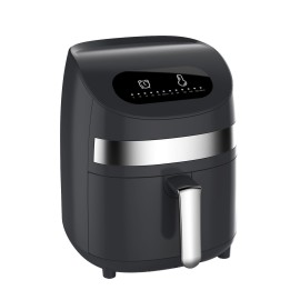 Air Fryer 1000W 3L Electric Hot Air Fryer Oven with LED Digital Screen Oil Free Nonstick Pot with Knob Timer Temperature Control Air Fryer EU Plug