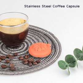 Refillable Coffee Capsules Espresso Capsules Stainless Steel Coffee Maker Pod Filters Cup Compatible with Didiesse Frog Coffee Machine