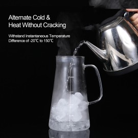 Cold Extraction Kettle Cold Brew Maker Cold Brew Coffee Kettle Iced Coffee Make Machine Glass Stainless Steel Airtight Cold Coffee Brew Maker Kettle