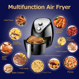 Air Fryer A New Generation of Smart Fume Free Household 1300W High Power 5.5L Large Capacity Electric Fryer French Fries Machine
