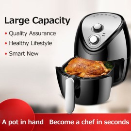Air Fryer A New Generation of Smart Fume Free Household 1300W High Power 5.5L Large Capacity Electric Fryer French Fries Machine