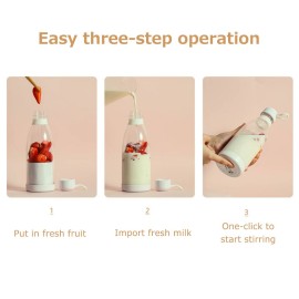 Juicer Cup Portable USB Charging Mini 300ml Small Blender 40W Power 18000 rpm Juicer Electric Accompanying Juice Cup