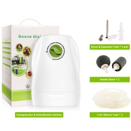 Ozone Water Purifier 400mg/h 6 Speed 5-30min Timing Household Mini Kitchen Fruit and Vegetable Cleaner Ozone Sterilizer Air Purifier