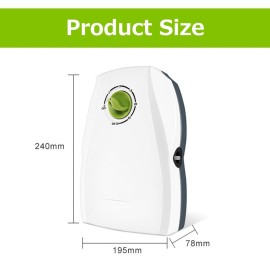 Ozone Water Purifier 400mg/h 6 Speed 5-30min Timing Household Mini Kitchen Fruit and Vegetable Cleaner Ozone Sterilizer Air Purifier