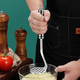 Stainless Steel Mud Manual Press Masher for Potato,fruit and tomato