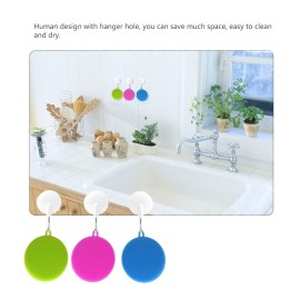 Multi-purpose Safe Silicone Brush Cleaning Mat Pads Heat-Resistant Dish Washing Brush Cleaner Scrubber Kitchen Supplies
