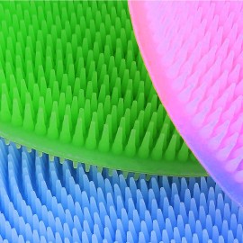 Multi-purpose Safe Silicone Brush Cleaning Mat Pads Heat-Resistant Dish Washing Brush Cleaner Scrubber Kitchen Supplies
