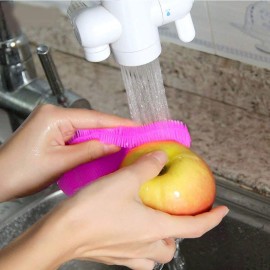 Multi-purpose Safe Silicone Brush Cleaning Mat Pads Heat-Resistant Dish Washing Brush Cleaner Scrubber Kitchen Supplies