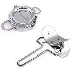 Dumpling Maker Dumpling Mold Dumpling Skin Machine Dumpling Filling Spoon Kitchen Utensils Stainless Steel Cookware Set Chinese Kitchen Gadgets
