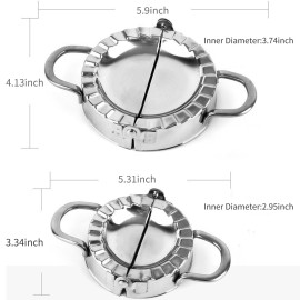 Dumpling Maker Dumpling Mold Dumpling Skin Machine Dumpling Filling Spoon Kitchen Utensils Stainless Steel Cookware Set Chinese Kitchen Gadgets