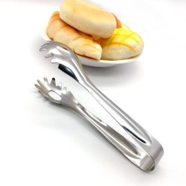 Kitchen Tongs Stainless Steel Cooking Tong for Baking Grilling BBQ Frying Serving Food Tong for Salad Buffet Steak Spaghetti Pasta Restaurant Kitchen Gadgets Dishwasher Safe