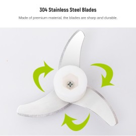 Manual Food Chopper Hand-powered Chopper Hand Pull Mincer Blender Mixer Household Food Processor for Onions Garlic Pepper Meat Fruit Vegetable 500ML