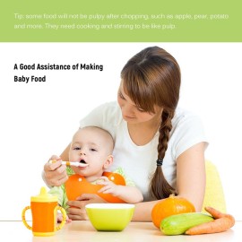 Manual Food Chopper Hand-powered Chopper Hand Pull Mincer Blender Mixer Household Food Processor for Onions Garlic Pepper Meat Fruit Vegetable 500ML