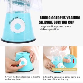 Multifunctional Vegetable Grater Rotary Cheese Grater Vegetable Slicer 3 Interchangeable Blades Easy Clean Rotary Grater Slicer for Fruit Vegetables Nuts Kitchen   Gadgets