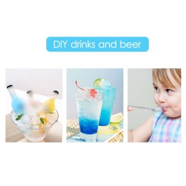 Silicone Ice Cube Tray Ice Cube Mold Container Frozen Cubes 36 Compartments with Lid for Bars Households Party