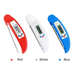 Instant Read Meat Thermometer Home Use Kitchen Portable Foldable Waterproof Baking Barbecue Food Thermometer