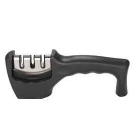 3-Stage Kitchen Knife Sharpener Detachable Head Manual Handheld Pull-Through Sharpener for Home Kitchen