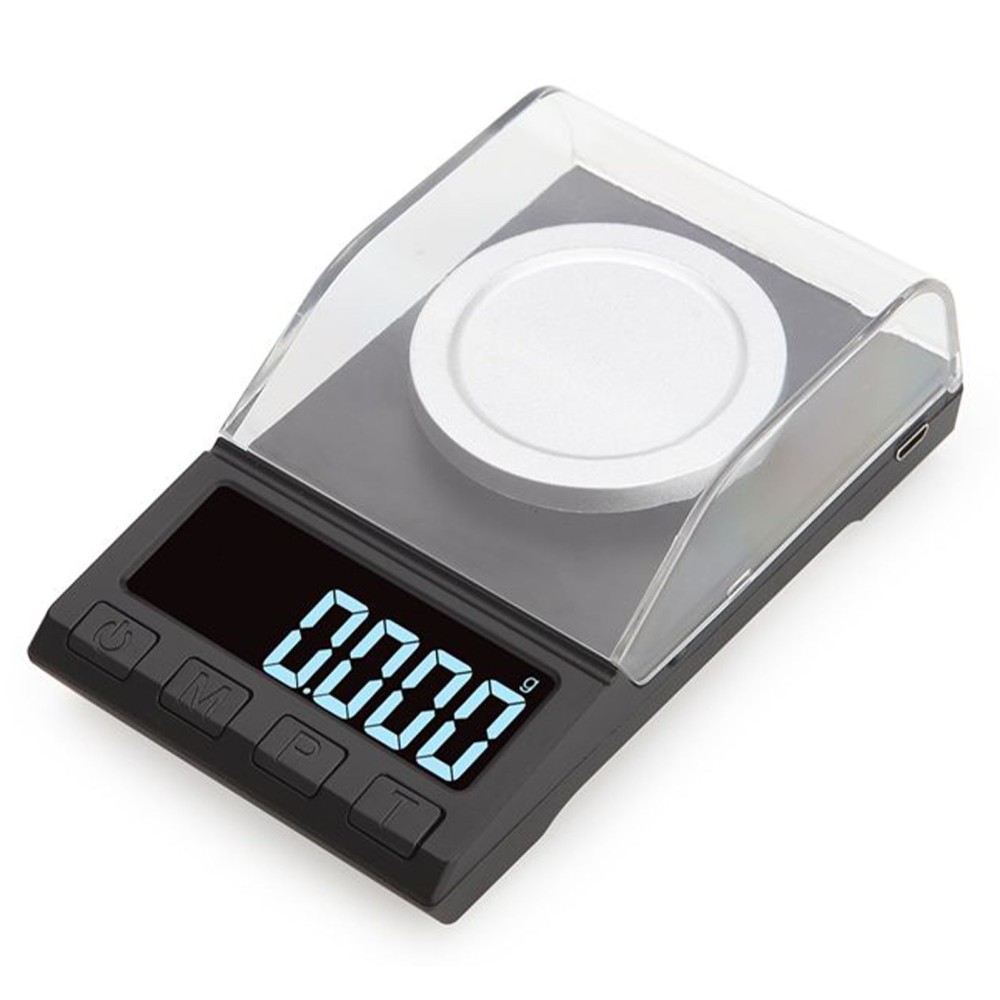 Milligram Scale 50g 0.001g Jewelry Scale High Precision with LCD Display for Jewelry Gold Medicine Powder