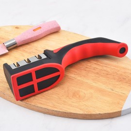 Knife Sharpener Removable Manual 3-Stage Knife Accessories Grinding Polishing Kitchen Knife Fruit Knife