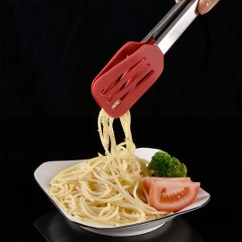 Kitchen Tongs for Cooking Non-stick Food Clamp Premium Stainless Steel Locking Cooking Tongs Silicone Kitchen Tongs Heat Resistant Serving Utensils