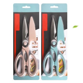 Poultry Shears with Protective Cover Stainless Steel Kitchen Scissors Multi-Purpose Scissors for Meat Chicken Fish Seafood BBQ