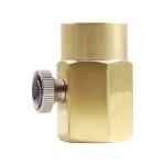 Brass Household Soda Bottle Adapter CO2 Cylinder Refill Adapter CO2 Fill Valve  Connector  Refill BottleTR21-4 to CGA320